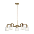 Pendelleuchte Aivian (messingfarben) 5x - Elstead Lighting