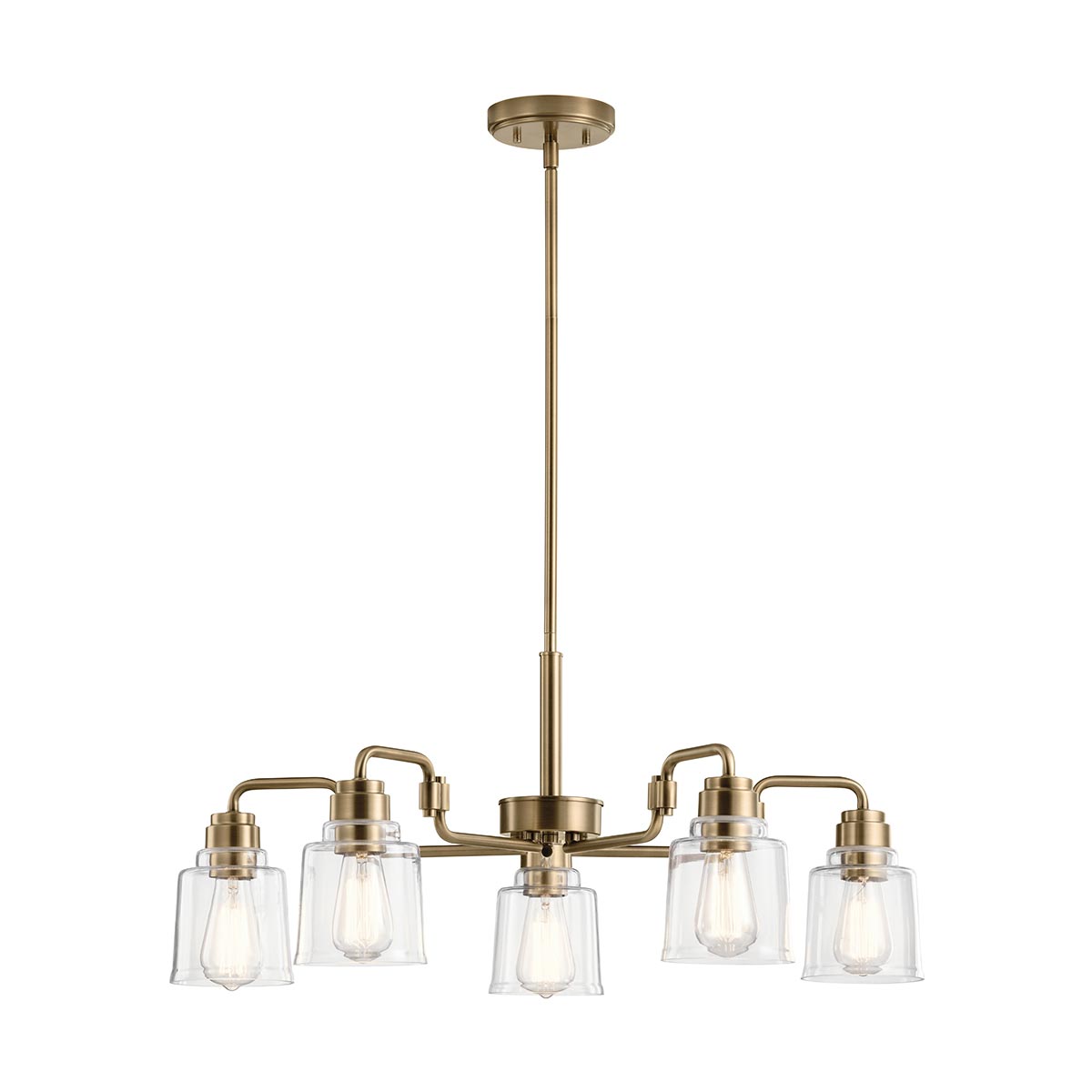 Pendelleuchte Aivian (messingfarben) 5x - Elstead Lighting