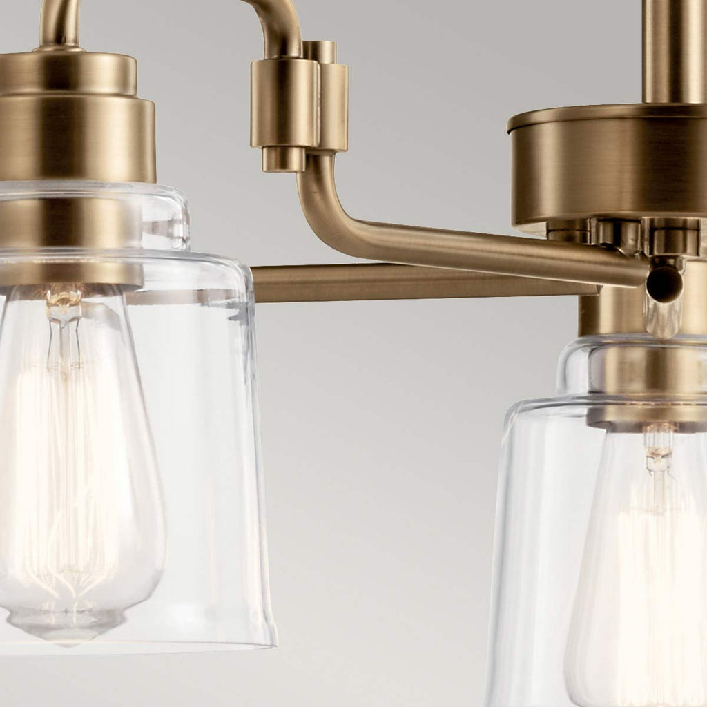 Pendelleuchte Aivian (messingfarben) 5x - Elstead Lighting