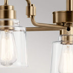 Pendelleuchte Aivian (messingfarben) 5x - Elstead Lighting