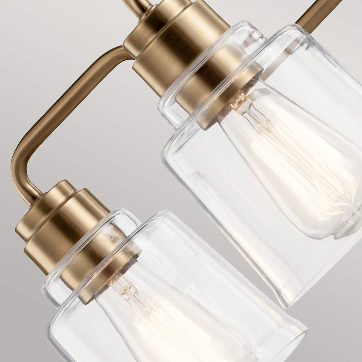Pendelleuchte Aivian (messingfarben) 5x - Elstead Lighting
