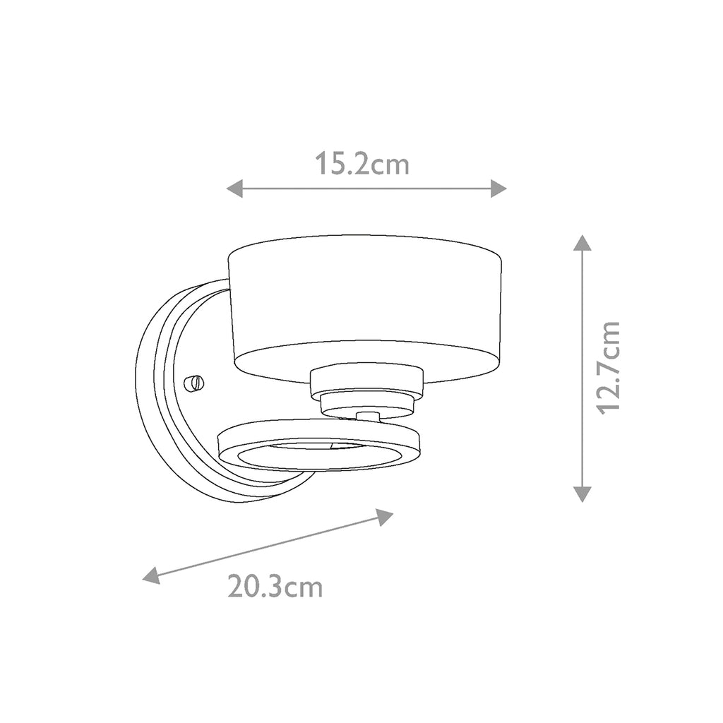 Wandleuchte Aleeka (Nickel) 1x - Elstead Lighting