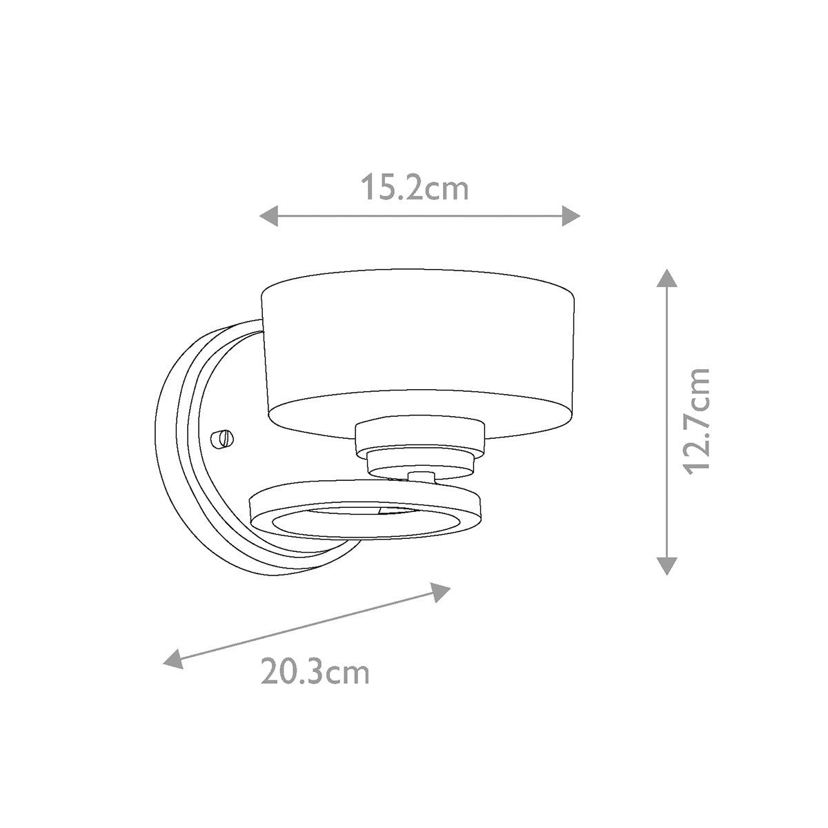 Wandleuchte Aleeka (Nickel) 1x - Elstead Lighting