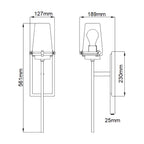 Bad-Wandleuchte Alton (messingfarben) 1x - Elstead Lighting