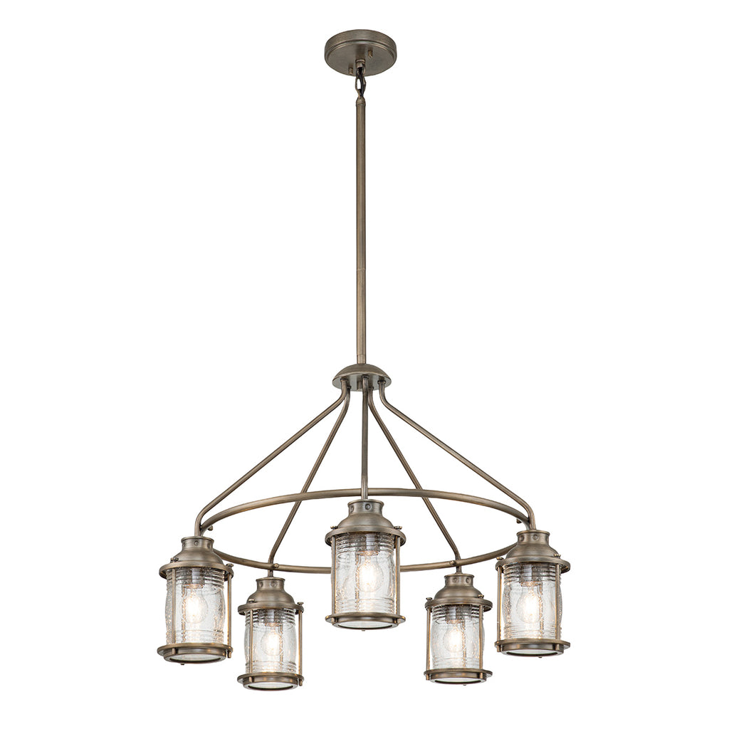 Außen-Deckenleuchte Ashland Bay (bronzefarben) 5x - Elstead Lighting