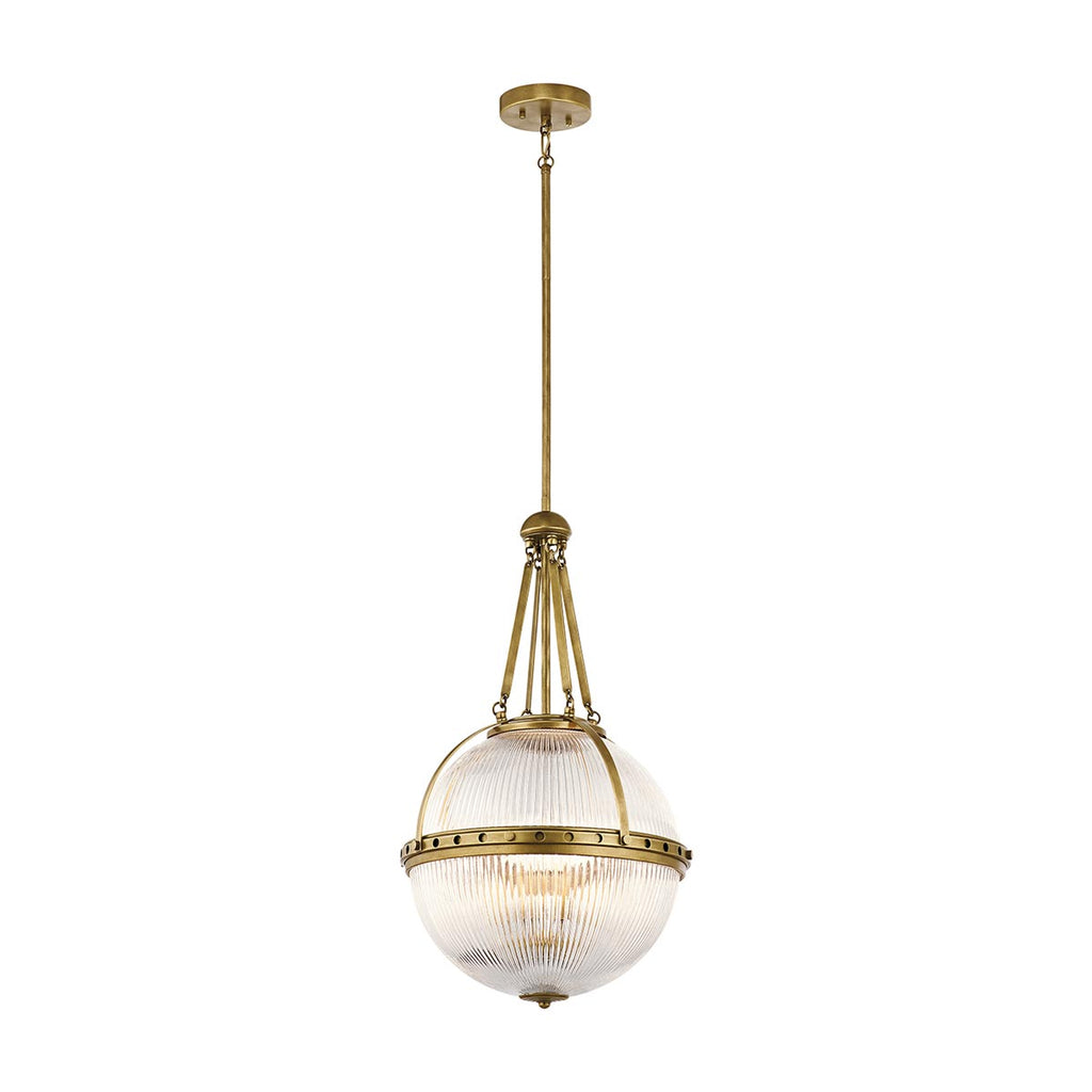 Pendelleuchte Aster (messingfarben) 3x - Elstead Lighting
