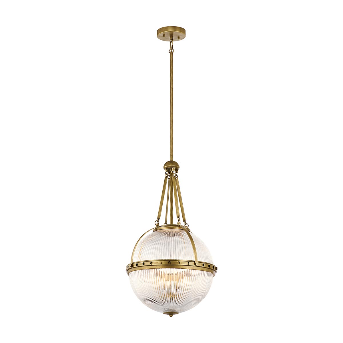 Pendelleuchte Aster (messingfarben) 3x - Elstead Lighting