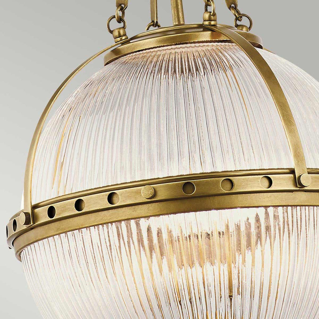 Pendelleuchte Aster (messingfarben) 3x - Elstead Lighting
