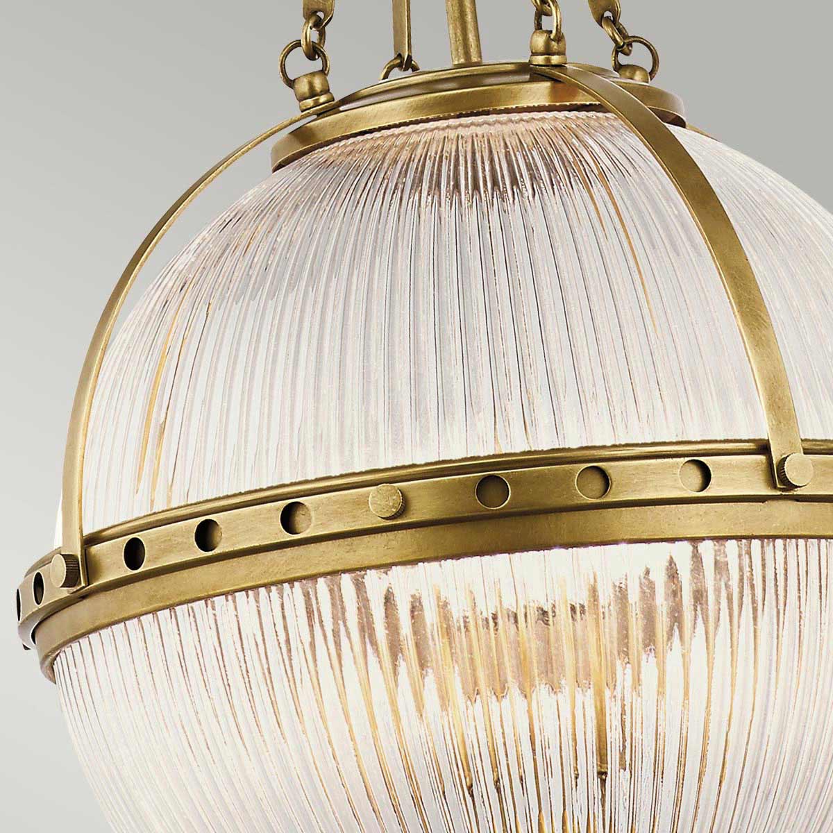 Pendelleuchte Aster (messingfarben) 3x - Elstead Lighting