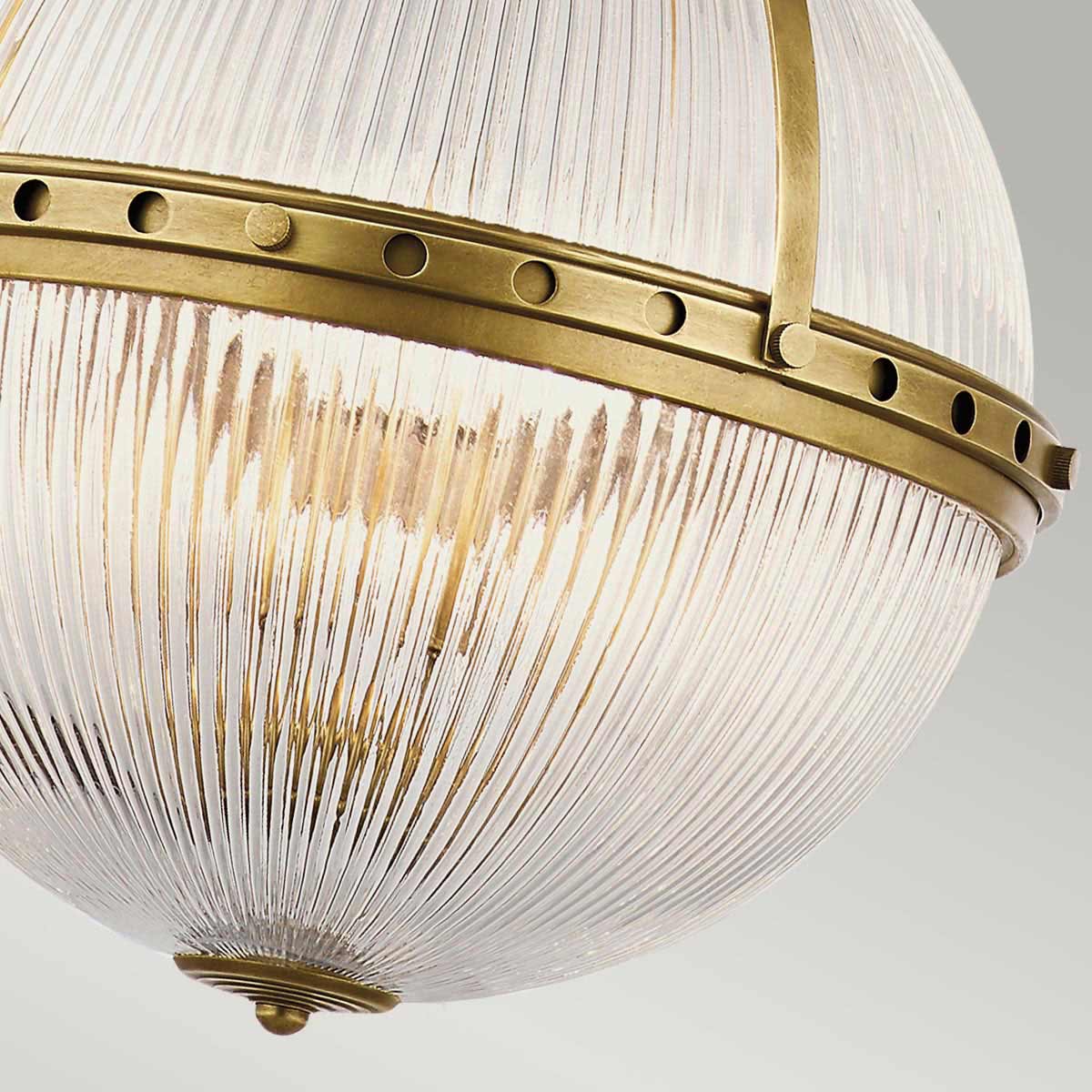 Pendelleuchte Aster (messingfarben) 3x - Elstead Lighting