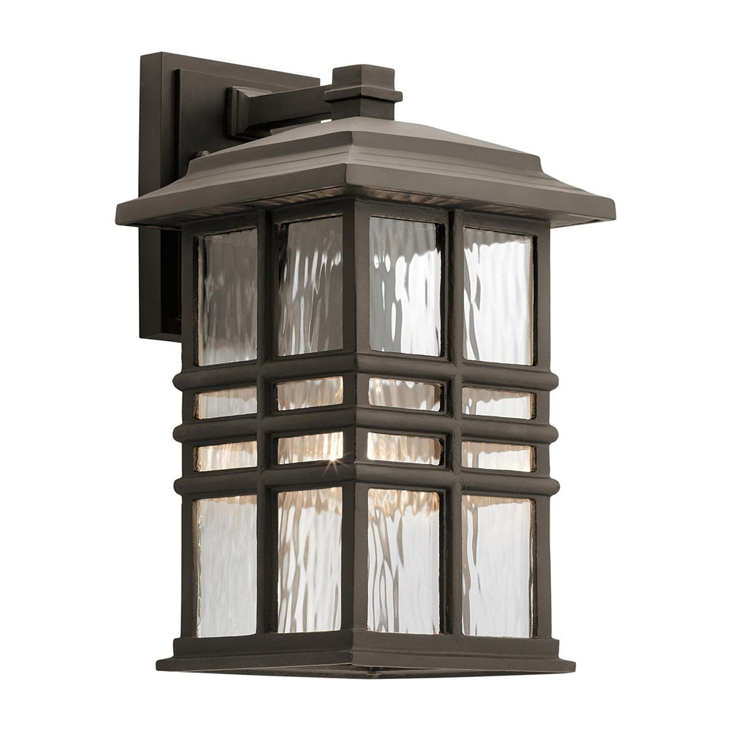 Außen-Wandleuchte Beacon Square (bronzefarben) 1x - Elstead Lighting