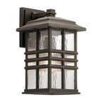 Außen-Wandleuchte Beacon Square (bronzefarben) 1x - Elstead Lighting
