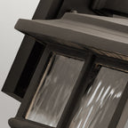 Außen-Wandleuchte Beacon Square (bronzefarben) 1x - Elstead Lighting