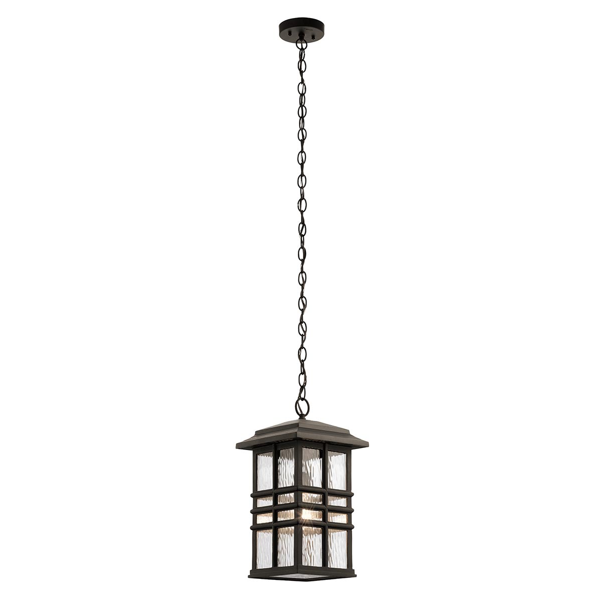 Außen-Pendelleuchte Beacon Square (bronzefarben) 1x - Elstead Lighting