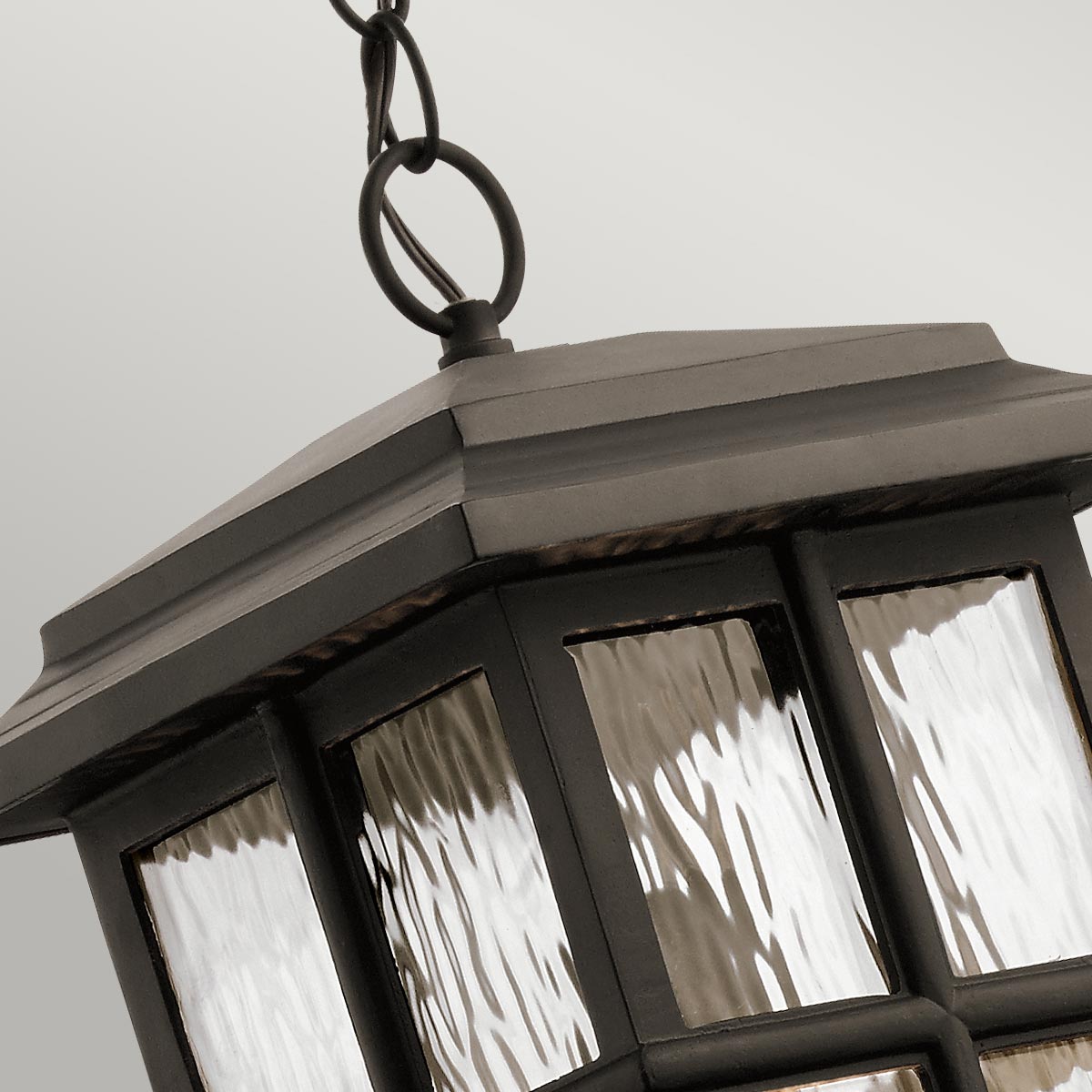 Außen-Pendelleuchte Beacon Square (bronzefarben) 1x - Elstead Lighting