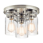 Deckenleuchte Brinley (Nickel) 3x - Elstead Lighting