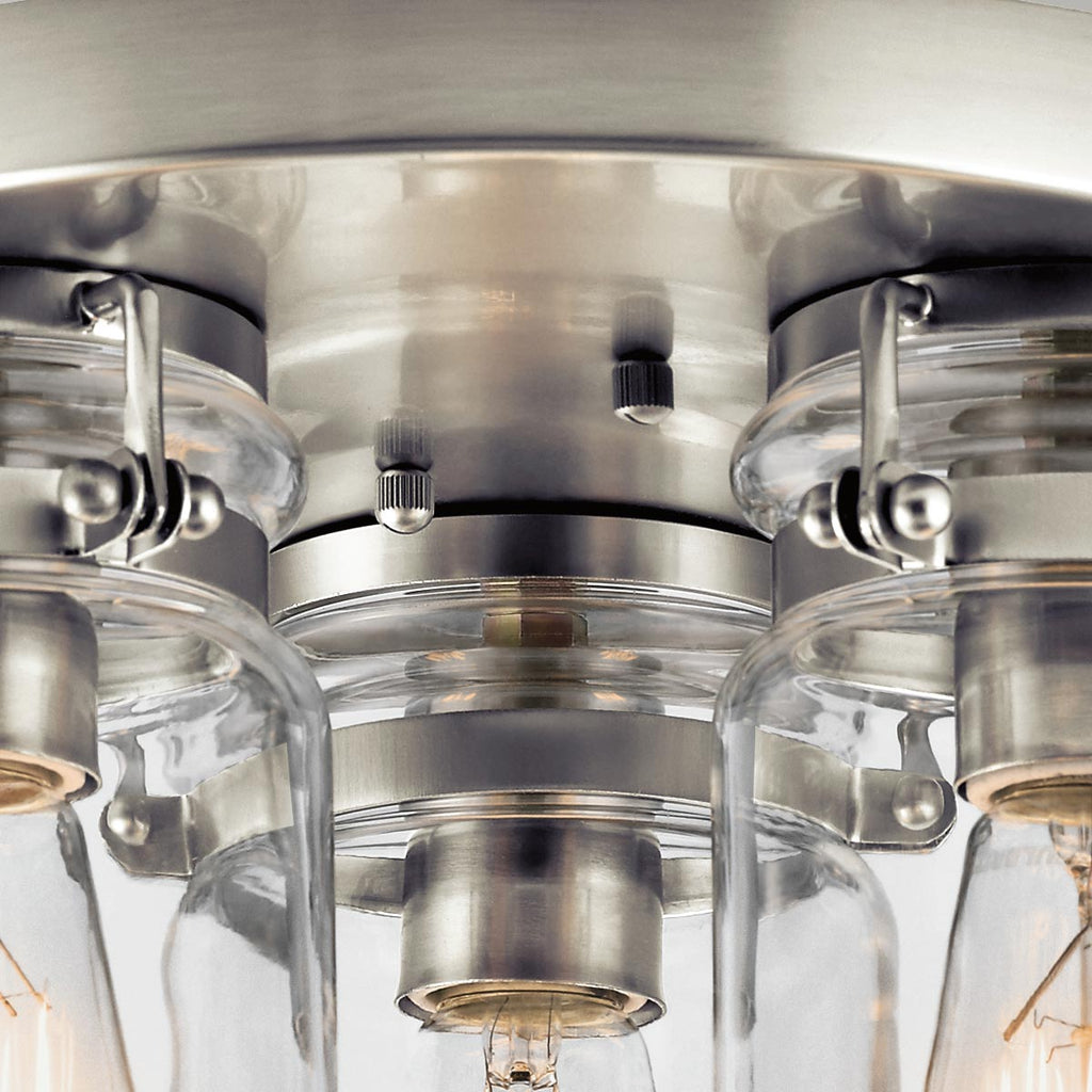Deckenleuchte Brinley (Nickel) 3x - Elstead Lighting
