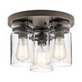 Deckenleuchte Brinley (bronzefarben) 3x - Elstead Lighting