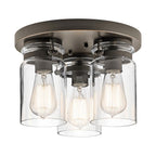 Deckenleuchte Brinley (bronzefarben) 3x - Elstead Lighting