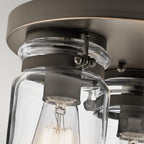 Deckenleuchte Brinley (bronzefarben) 3x - Elstead Lighting