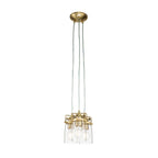 Pendelleuchte Brinley (messingfarben) 3x - Elstead Lighting