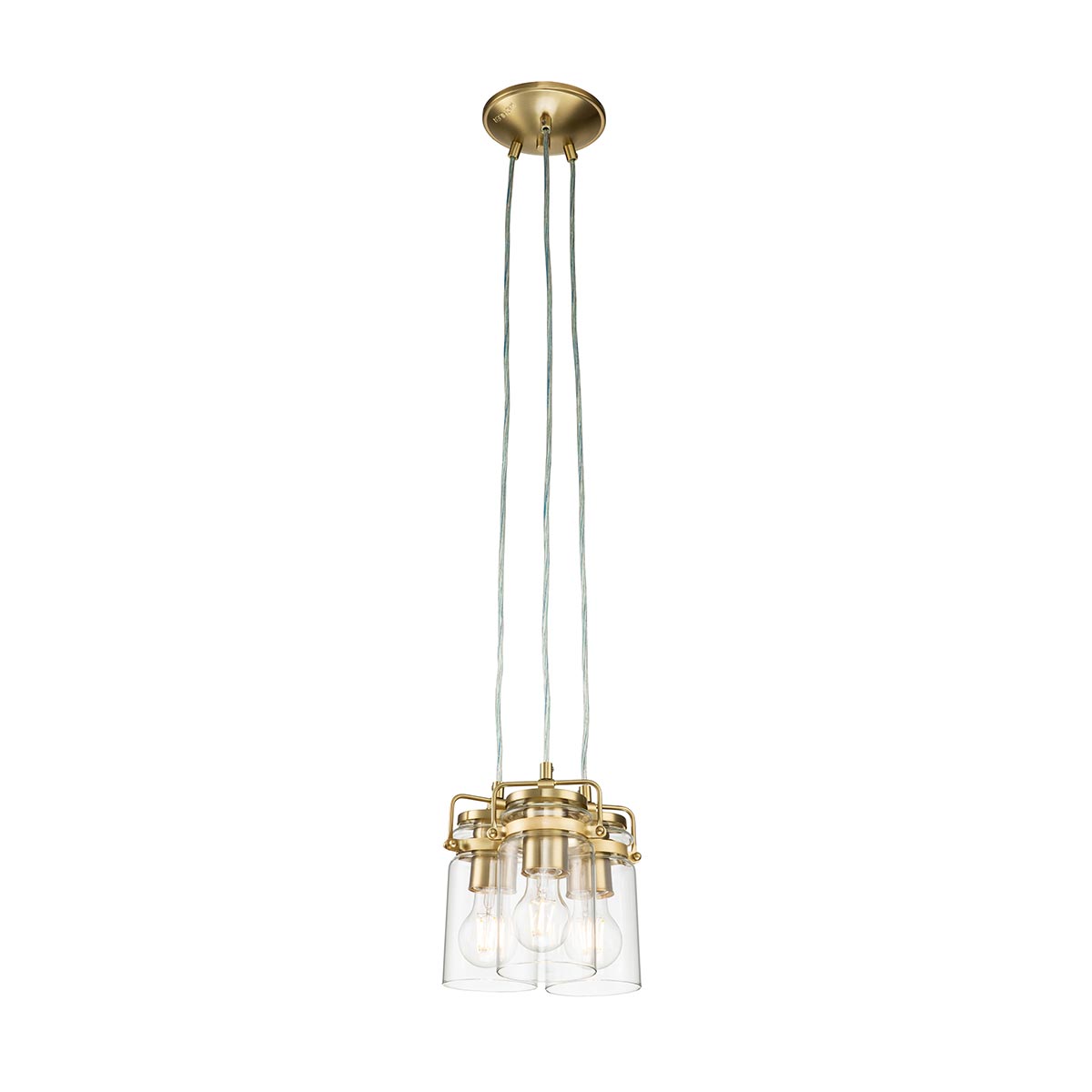 Pendelleuchte Brinley (messingfarben) 3x - Elstead Lighting