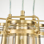 Pendelleuchte Brinley (messingfarben) 3x - Elstead Lighting