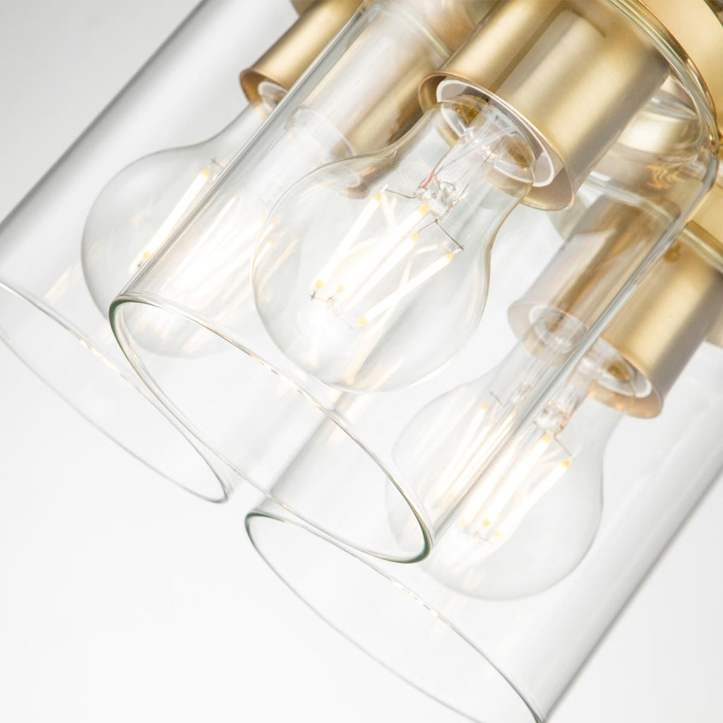 Pendelleuchte Brinley (messingfarben) 3x - Elstead Lighting