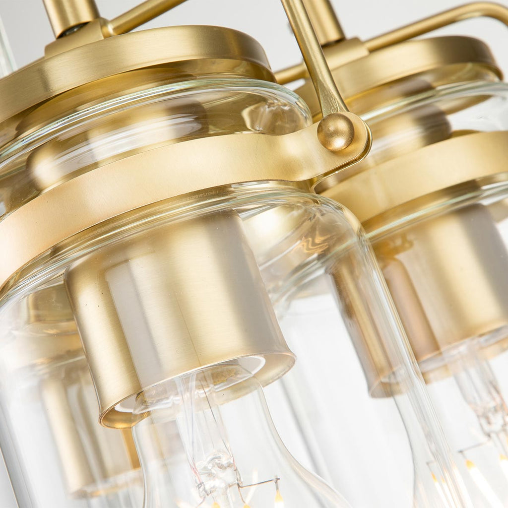 Pendelleuchte Brinley (messingfarben) 3x - Elstead Lighting