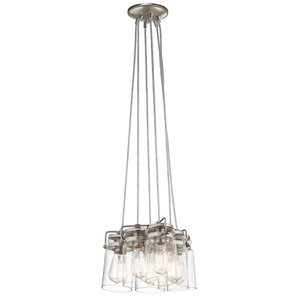 Pendelleuchte Brinley (Nickel) 6x - Elstead Lighting