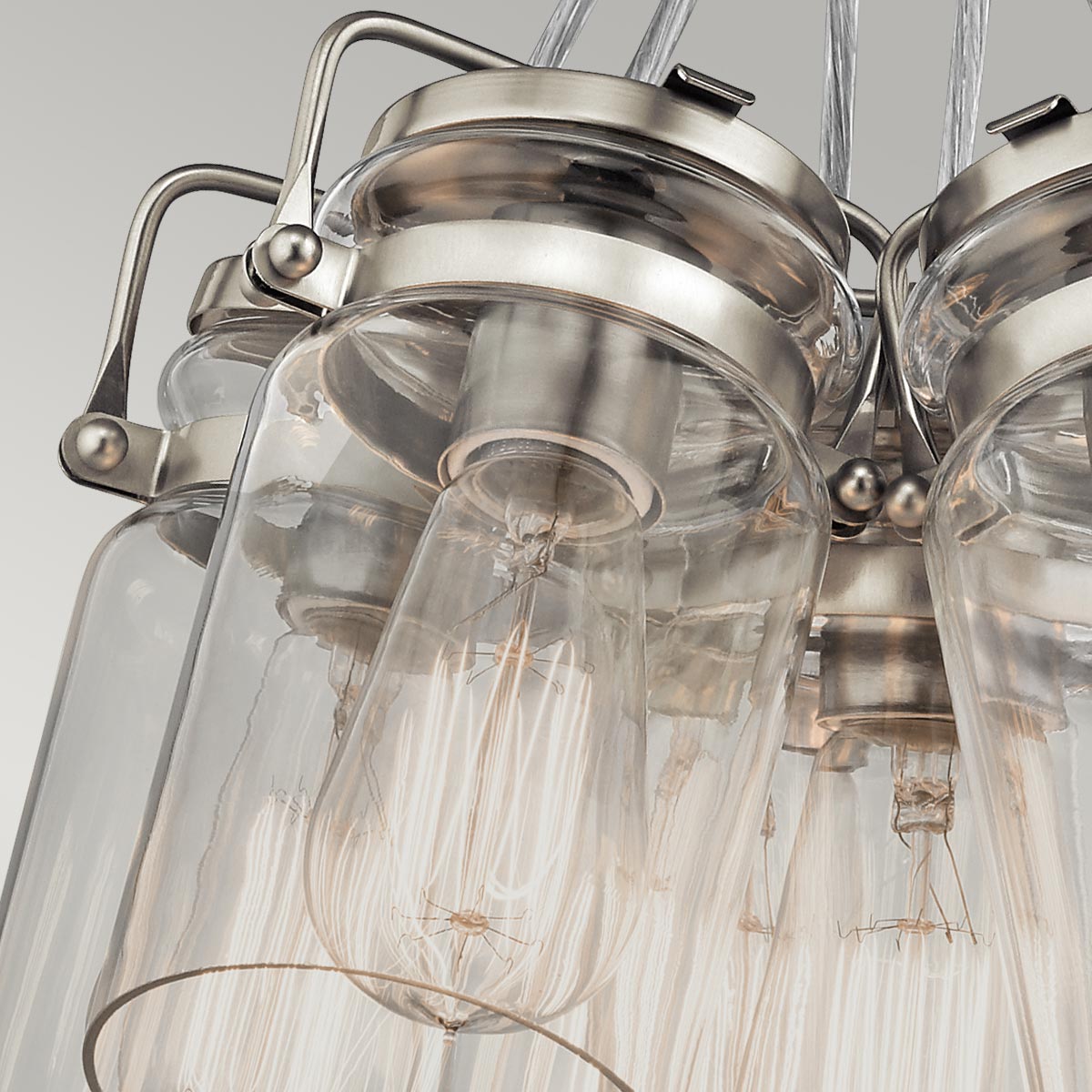 Pendelleuchte Brinley (Nickel) 6x - Elstead Lighting