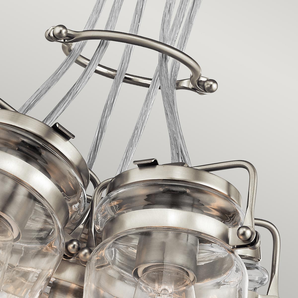 Pendelleuchte Brinley (Nickel) 6x - Elstead Lighting