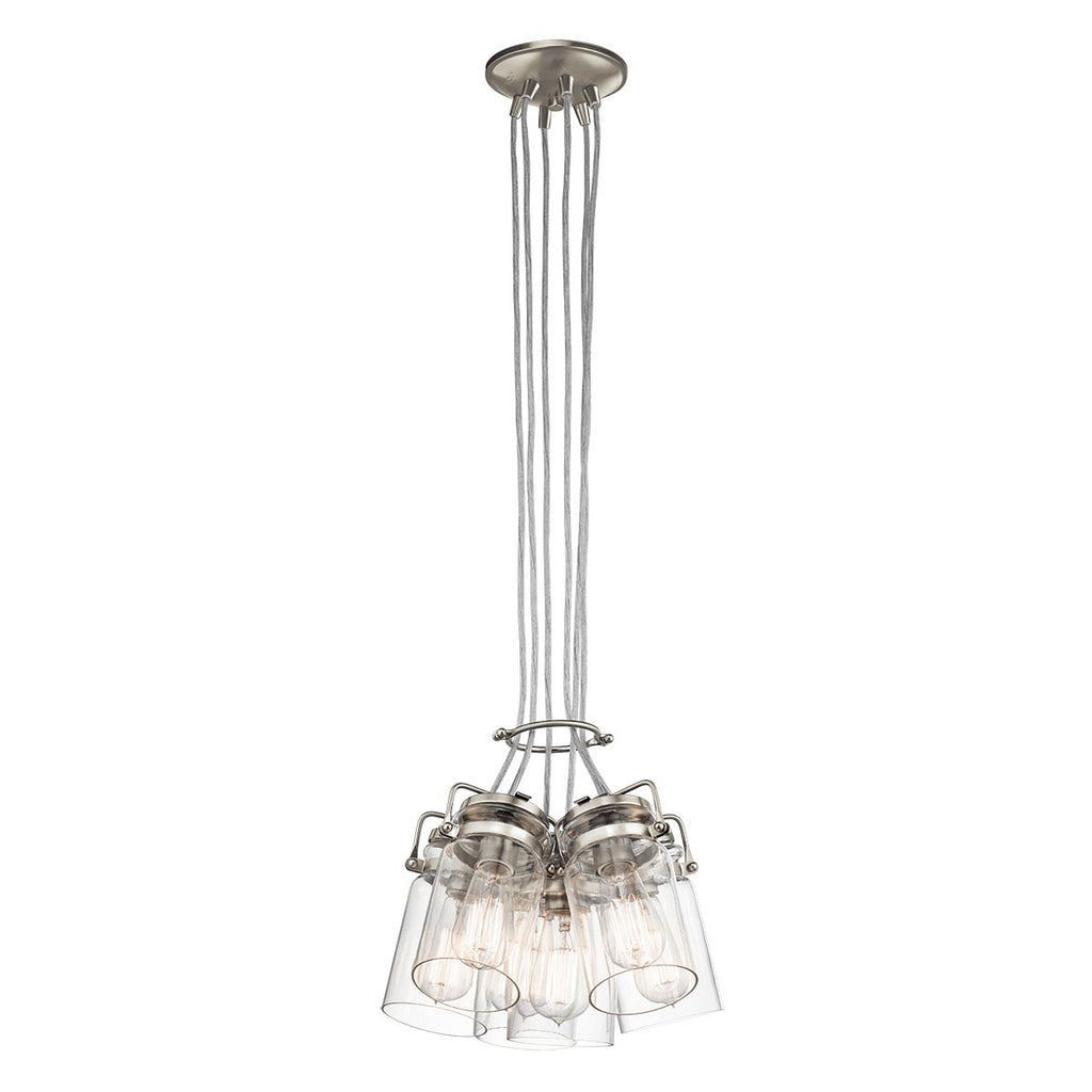 Pendelleuchte Brinley (Nickel) 6x - Elstead Lighting
