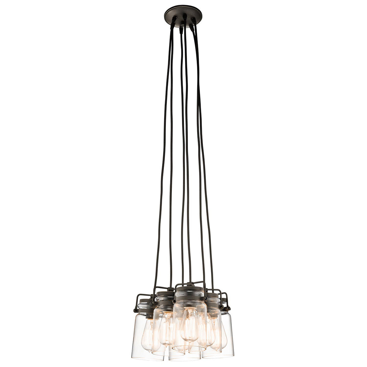 Pendelleuchte Brinley (bronzefarben) 6x - Elstead Lighting