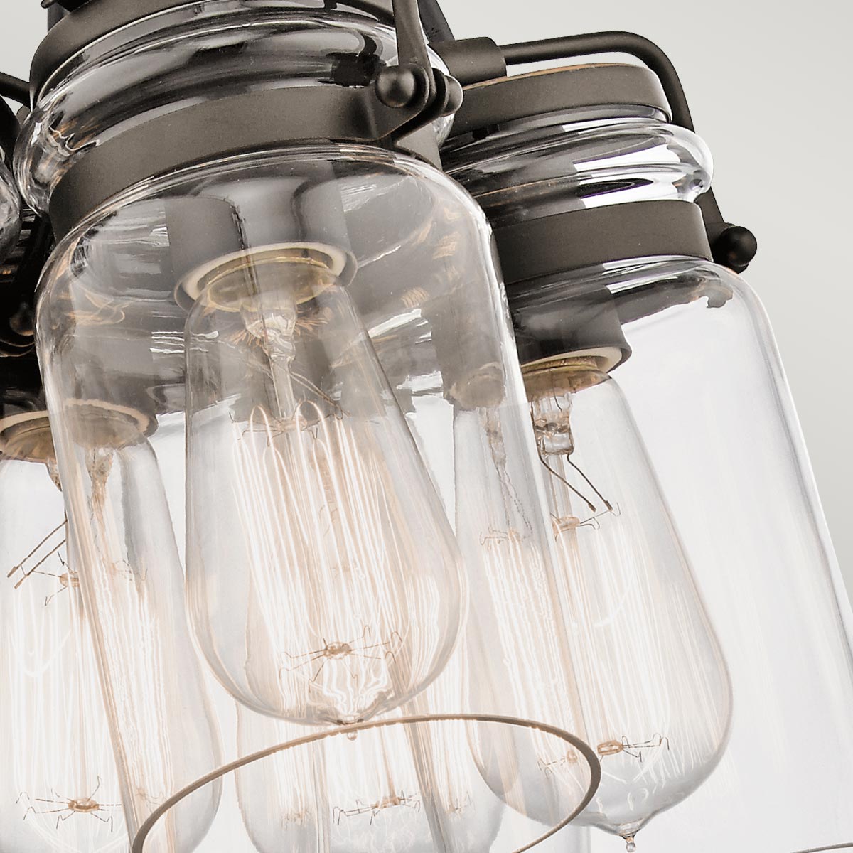 Pendelleuchte Brinley (bronzefarben) 6x - Elstead Lighting