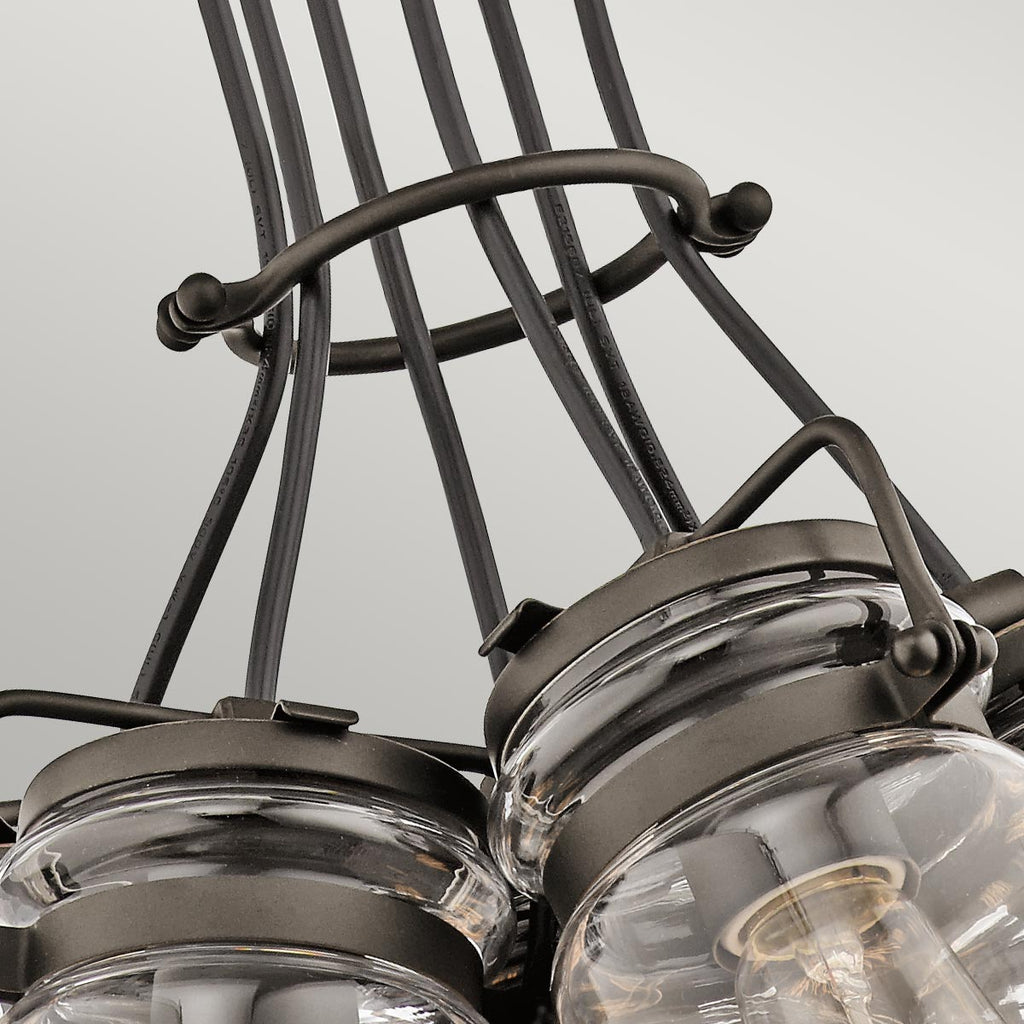 Pendelleuchte Brinley (bronzefarben) 6x - Elstead Lighting