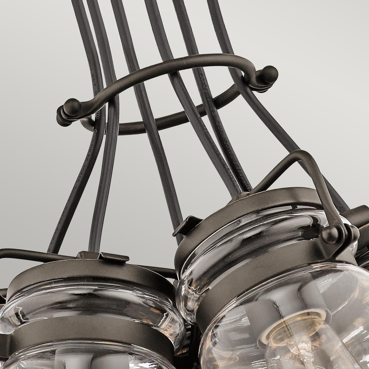 Pendelleuchte Brinley (bronzefarben) 6x - Elstead Lighting