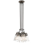 Pendelleuchte Brinley (bronzefarben) 6x - Elstead Lighting