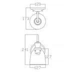 Bad-Wandleuchte Cora (verchromt) 1x - Elstead Lighting