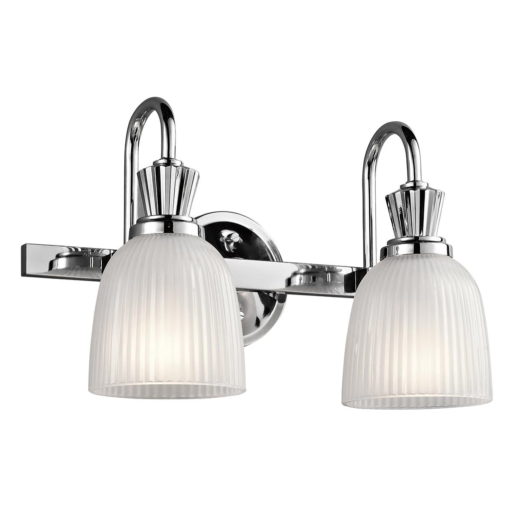 Bad-Wandleuchte Cora (verchromt) 2x - Elstead Lighting
