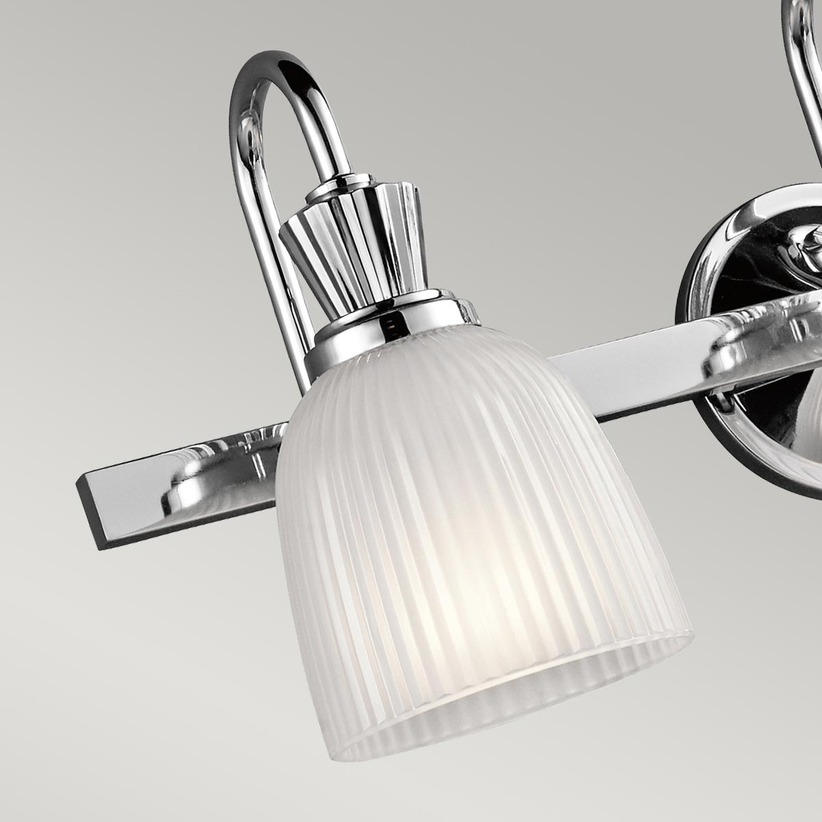Bad-Wandleuchte Cora (verchromt) 3x - Elstead Lighting