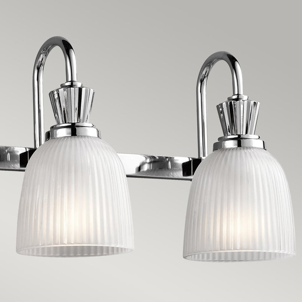 Bad-Wandleuchte Cora (verchromt) 4x - Elstead Lighting