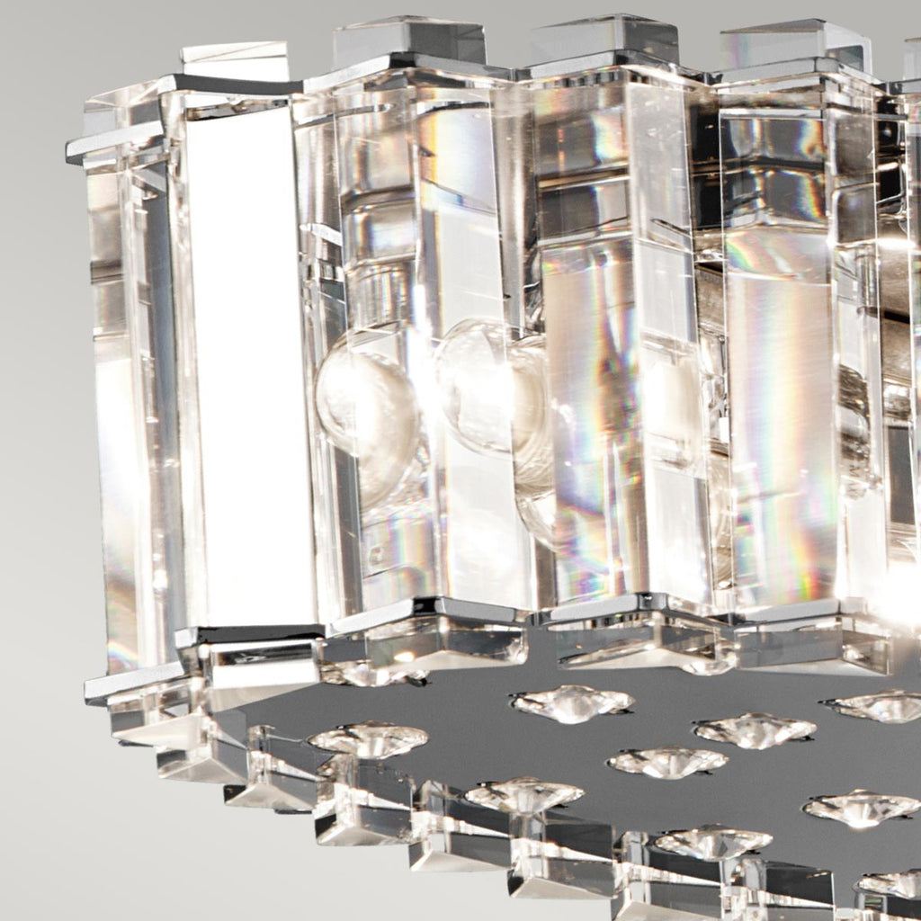 Pendelleuchte Crystal Skye (verchromt) 12x - Elstead Lighting