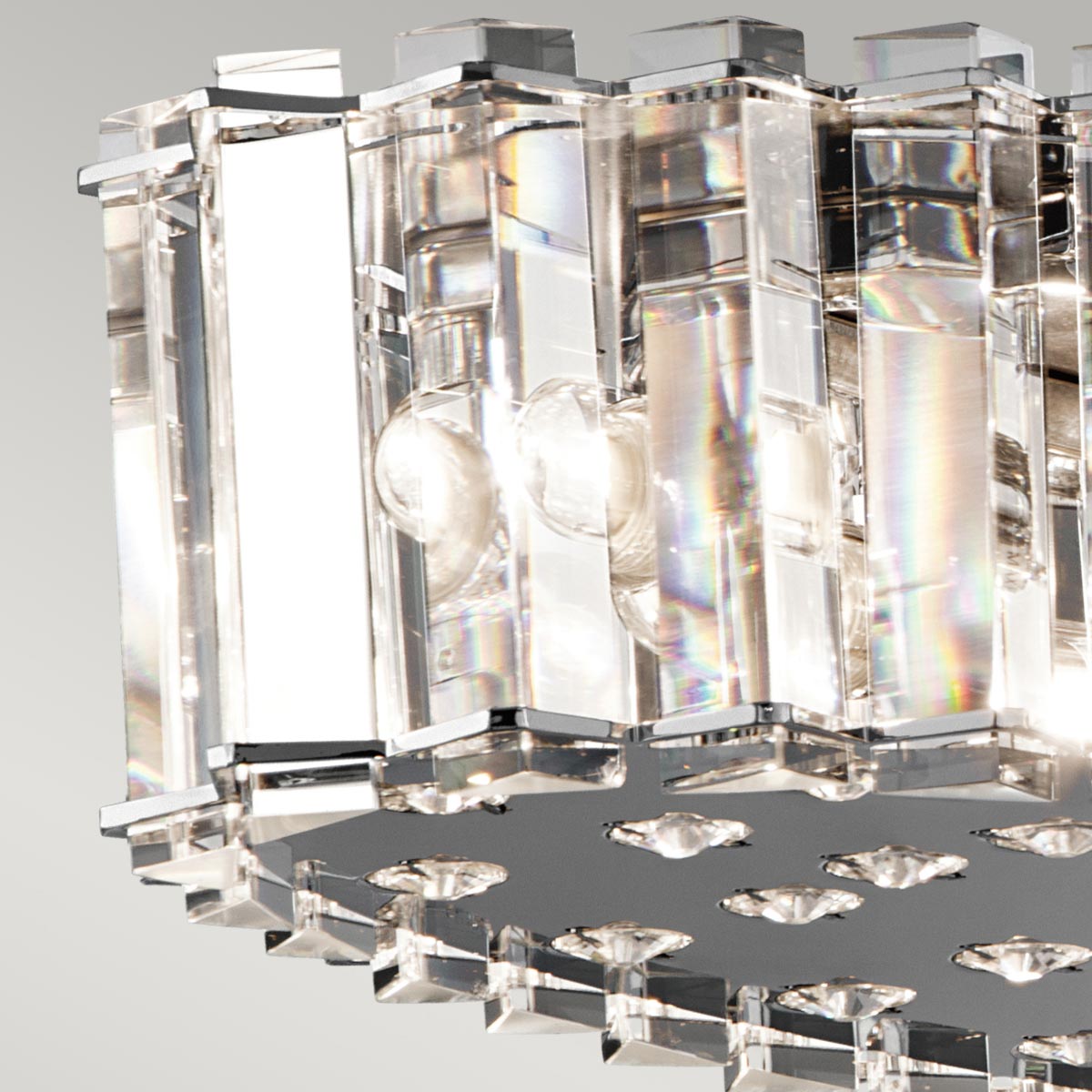 Pendelleuchte Crystal Skye (verchromt) 12x - Elstead Lighting