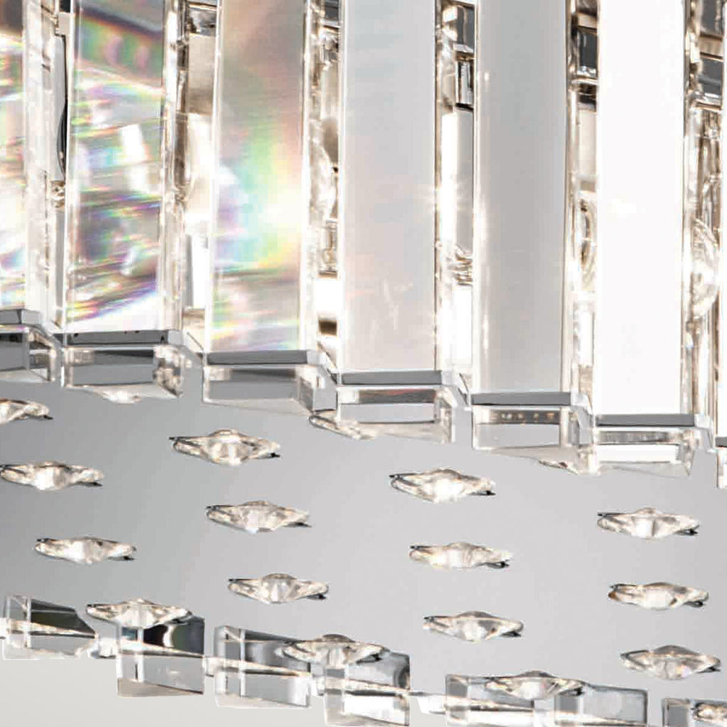 Pendelleuchte Crystal Skye (verchromt) 12x - Elstead Lighting