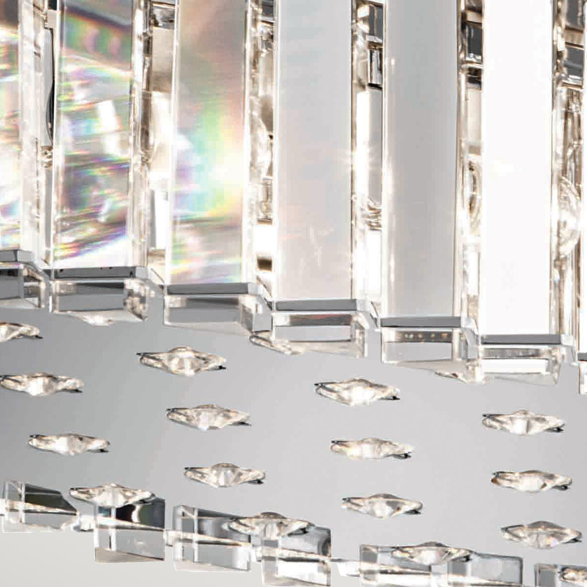 Pendelleuchte Crystal Skye (verchromt) 12x - Elstead Lighting