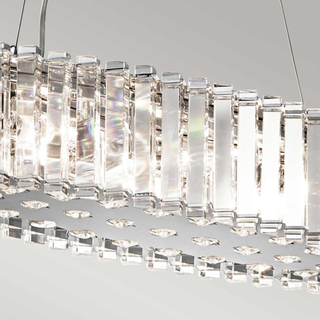 Bad-Deckenleuchte Crystal Skye (verchromt) 8x - Elstead Lighting