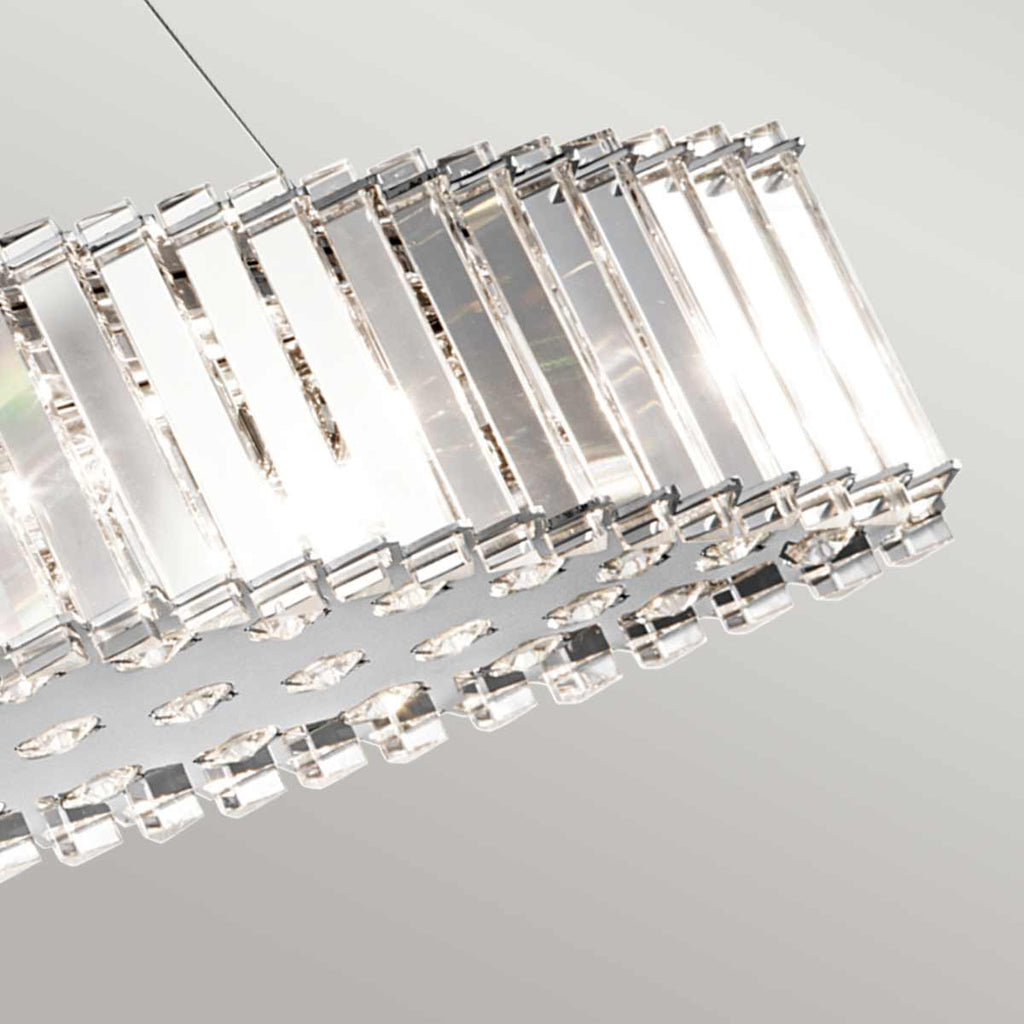 Bad-Deckenleuchte Crystal Skye (verchromt) 8x - Elstead Lighting