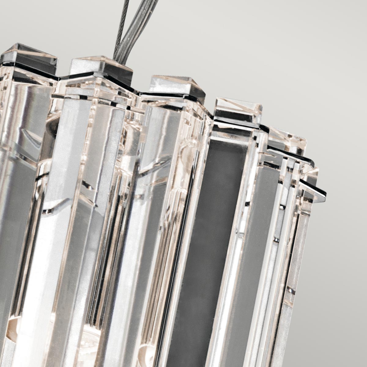 Pendelleuchte Crystal Skye (verchromt) 2x - Elstead Lighting