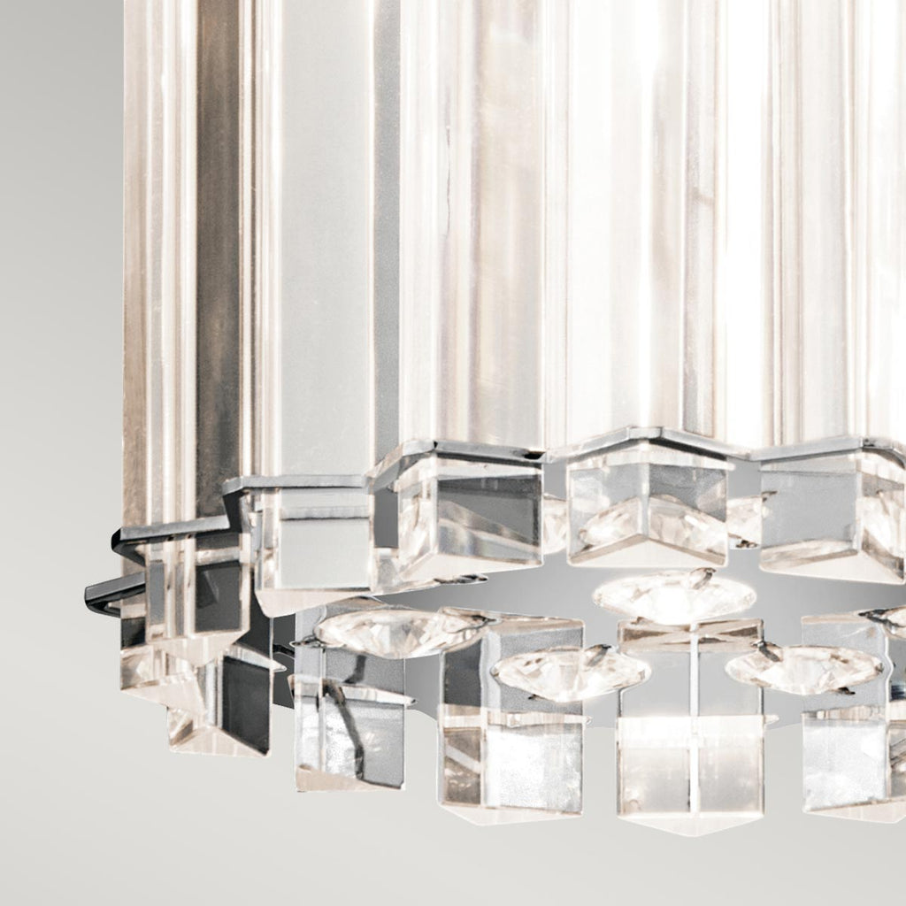 Pendelleuchte Crystal Skye (verchromt) 2x - Elstead Lighting